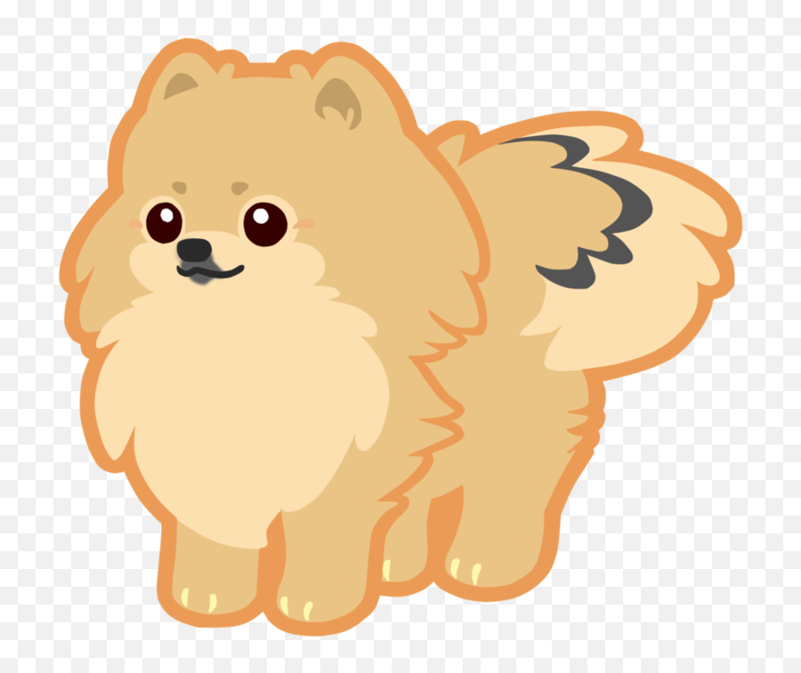 Pomeranian Dog Cute - Dog Emoji,Pomeranian Emoji