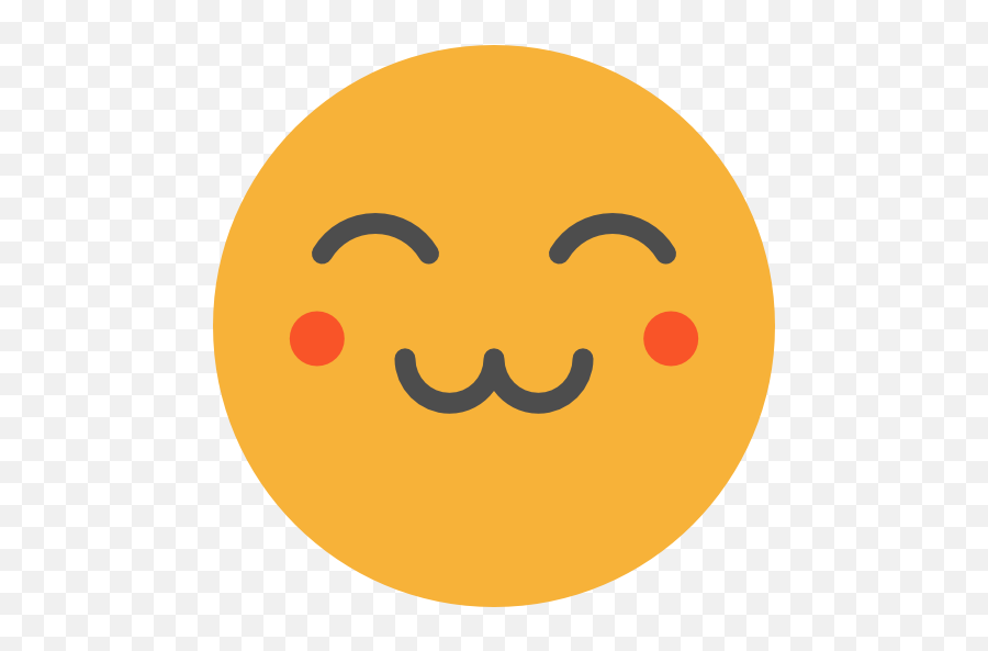 Happy Cute Emoticons Emoji Feelings Smileys Icon - Icon,Cute Emoji Faces