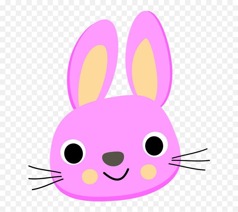 Faces Clipart Bunny Faces Bunny Transparent Free For - Pink Bunny Clip Art Emoji,Bunny Emoticon