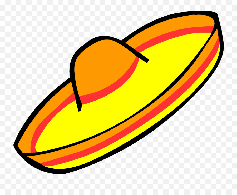 Mexican Sombrero - Clip Art Sombrero Emoji,Sombrero Emoticon
