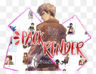 Pack Render Shingeki No Kyojin - Poster Emoji