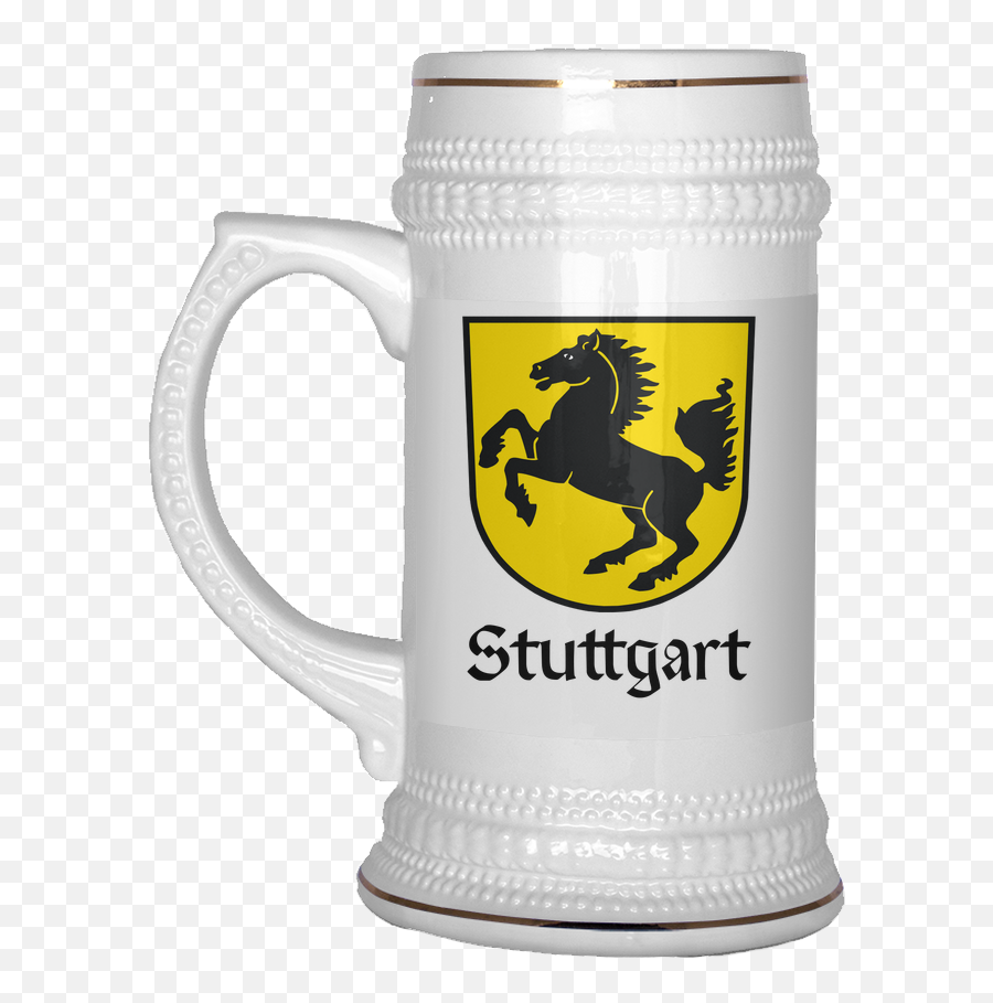 Stuttgart Beer Stein - Funny Beer Mug Clipart Full Size Coat Of Arms Stuttgart Emoji,Beer Mug Emoji