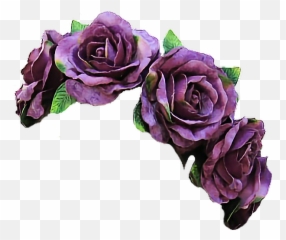Purple flower crown png Transparent - Flower Crown Png Emoji