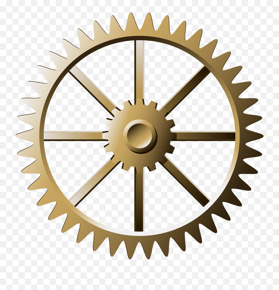 Transparent Background Steampunk Gears Emoji,Gears Emoji