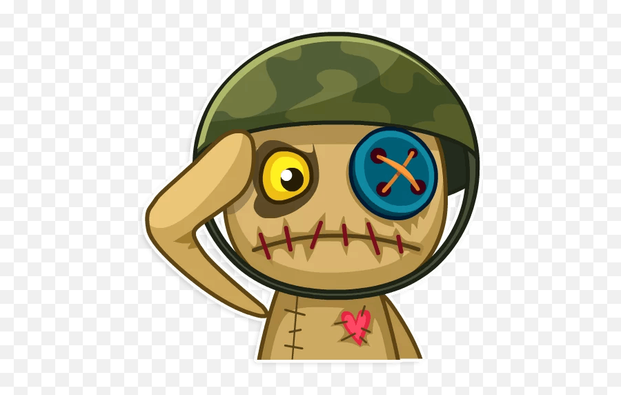 Salute Telegram Stickers Sticker Search - Voodoo Doll Chumbo Emoji,Army Salute Emoji
