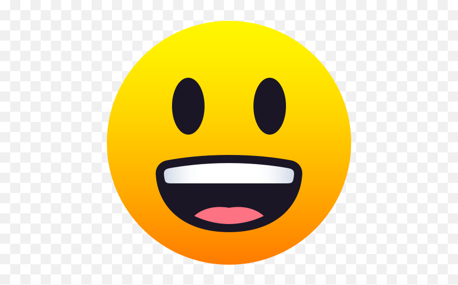 Smiling And Happy Face With Big Eyes To - Emoji Cara Sonriente,Upside Down Emoji