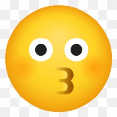 Kissing Face Icon - Happy Emoji