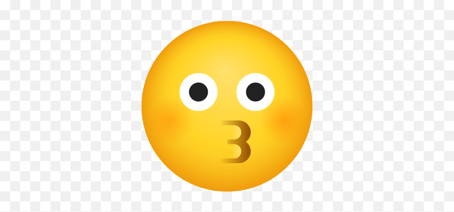 Kissing Face Icon - Happy Emoji,Kissy Face Emoji