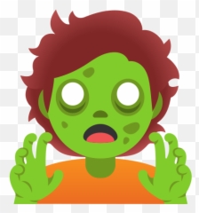 Zombie Emoji - Emoticon Zombie,Dead Rose Emoji