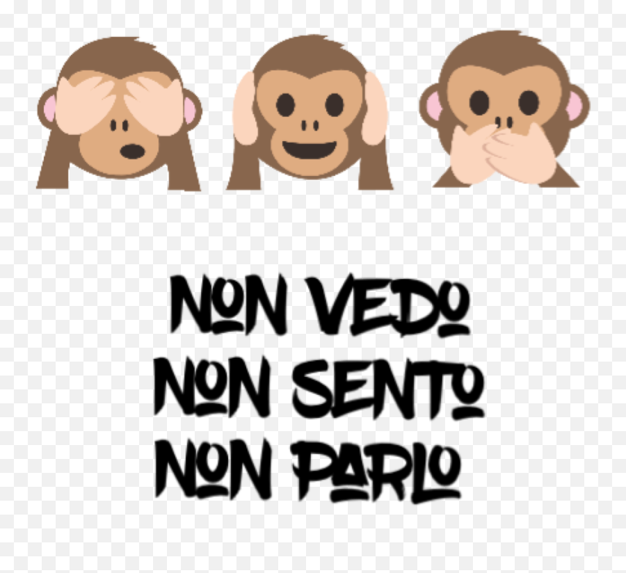 Scimmiette Emojiu0027 Creata Da Beatrice2509 Tante Creazioni - Emoji Non Vedo Non Sento Non Parlo,Galaxy S3 Emoji