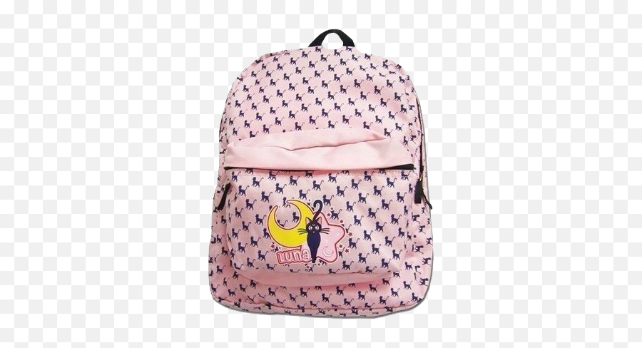Bag Cat Girl Girly Kid School - Luna Emoji,Emoji Backpack For Boys