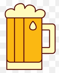 Free Beer PNG with Transparent Background - Vertical Emoji