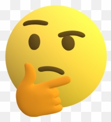 Thinking Emoji - Emoji Discord Free Download Png,Lewd Emoticon