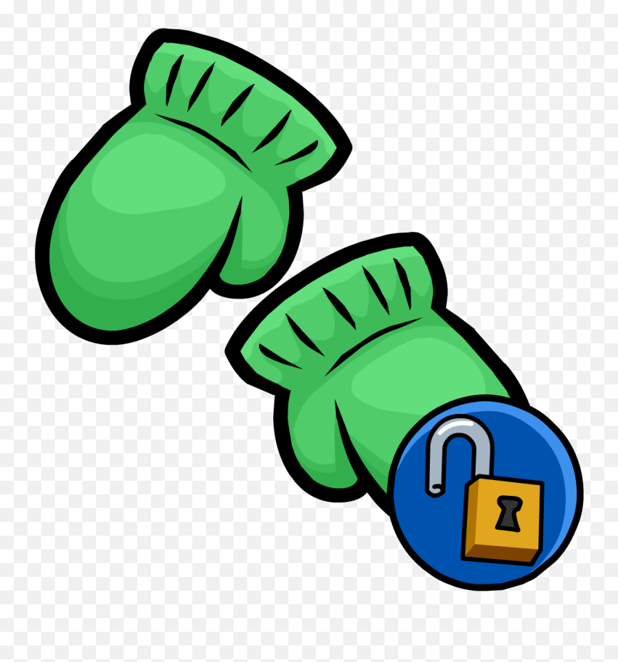 Green Mittens Clothing Icon Id Blue Clipart Png - Clip Art Mitten Emoji,Mittens Emoji