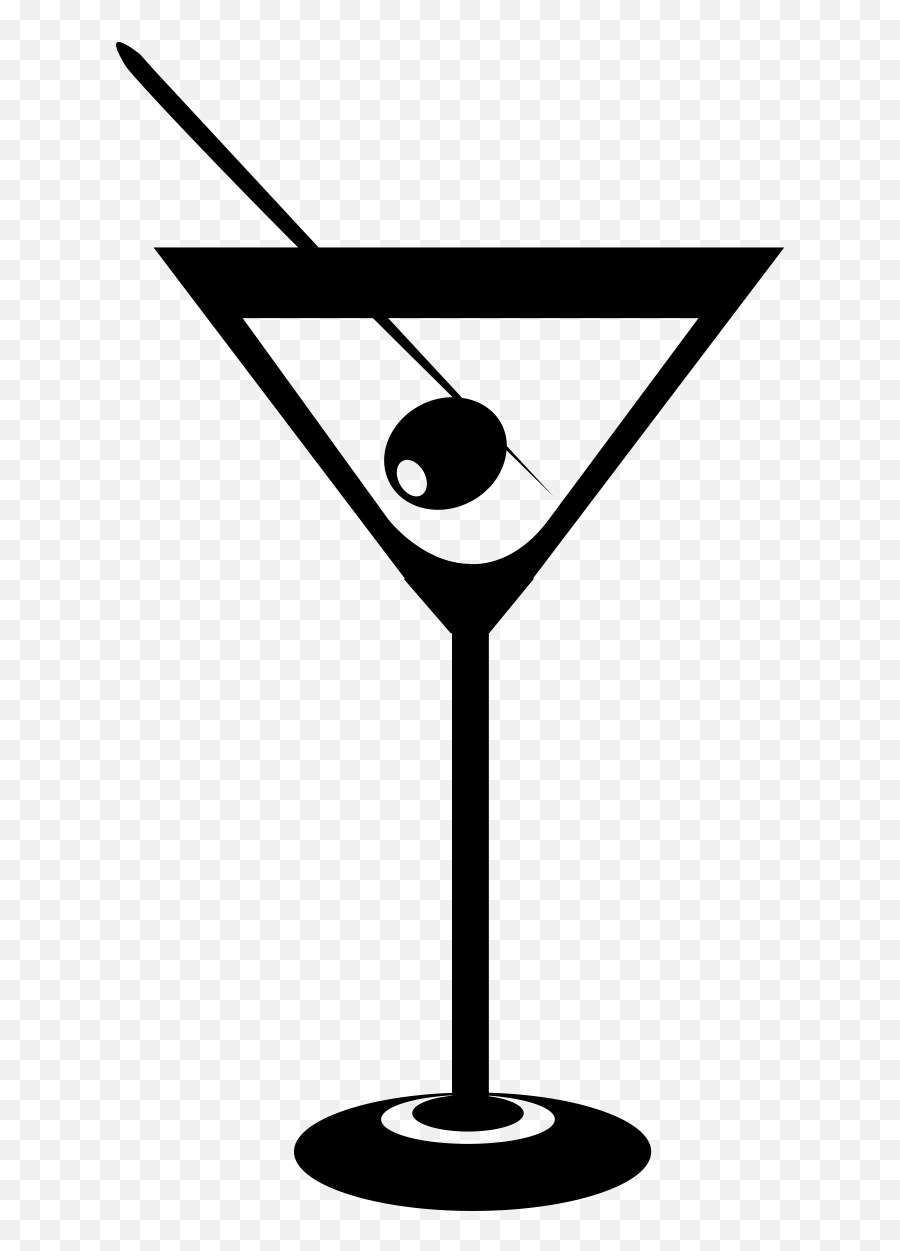 Cocktails Clipart Cheer Cocktails - Silhouette Martini Glass Png Emoji,Cocktail Glass Emoji