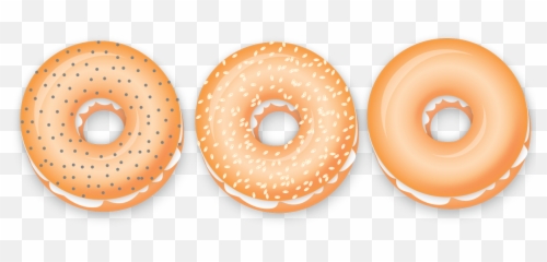 Apples Bagel - Circle Emoji