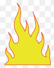 Flame Clipart Emoji Flame Emoji Transparent Free For - Yellow Flame Clipart,Heat Emoji