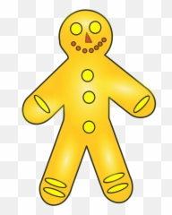 Gingerbreadman2 - Clip Art Emoji,Gingerbread Man Emoji