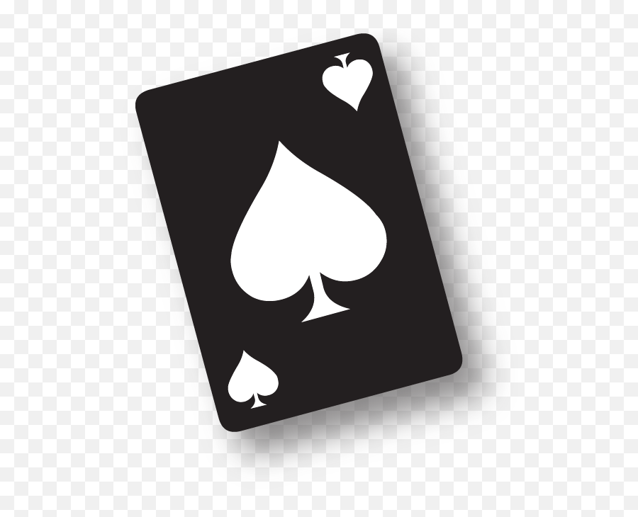 Poker Card Ace - Spade Card Symbol Png Emoji,Ace Card Emoji