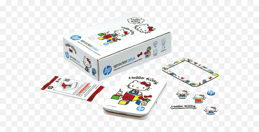Hp Sprocket Plus Printer White - Hello Kitty Printer Emoji,Emoji Box With X Inside