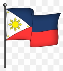 Download Flag Cartoon - Philippine Flag Clipart Transparent Emoji,Philippines Flag Emoji