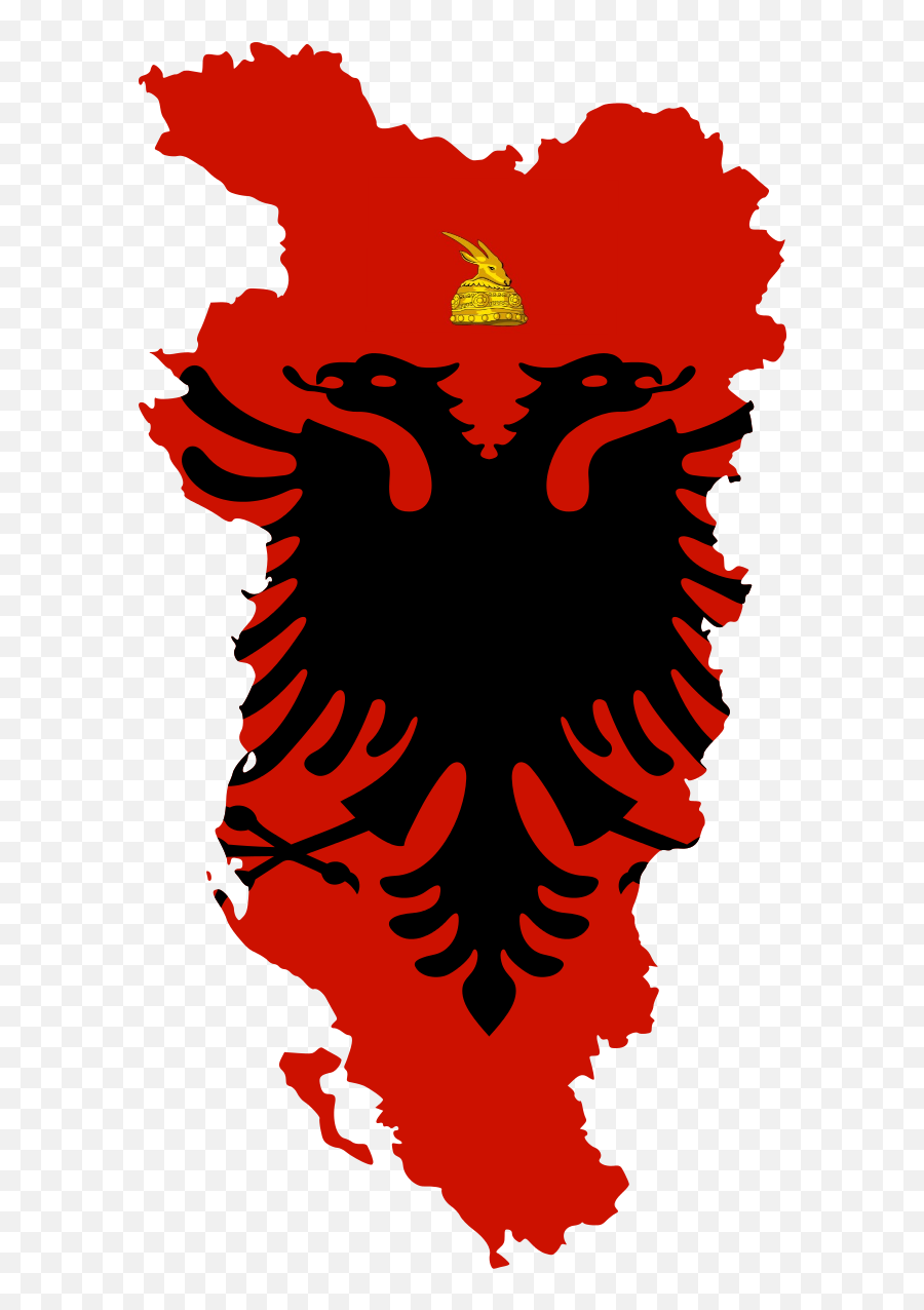 Albanian - Albania Flag Emoji,Albanian Eagle Emoji