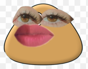 The Newest Pou Stickers - Eyelash Extensions Emoji