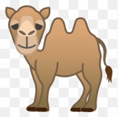 Two Hump Camel Icon Noto Emoji Animals Nature Iconset Google - Camel Emoji,Llama Emoji