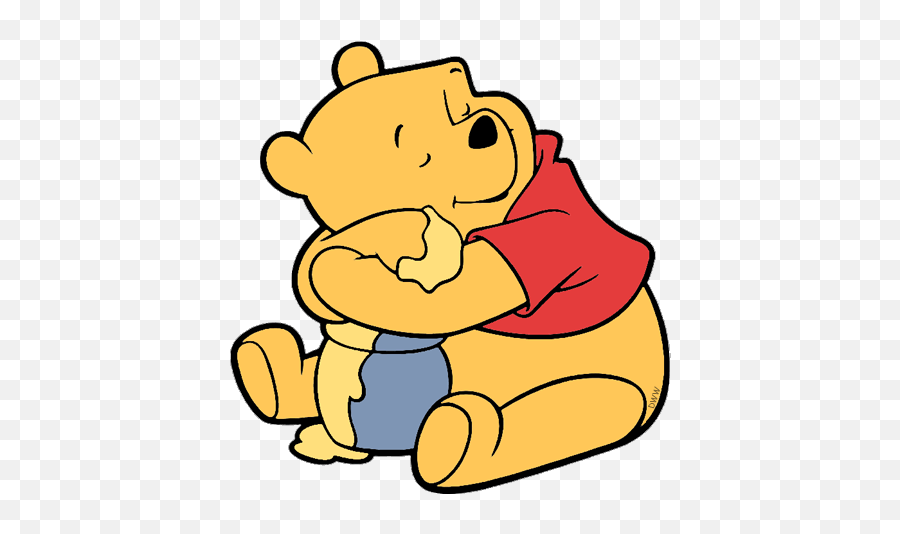 Pooh Bear Honey Clipart - Pooh And Honey Pot Emoji,Honey Pot Emoji