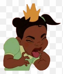 Gag Freetoedit - Sticker By Karah Z Princess Tiana As A Kid Emoji,Gag Emoji