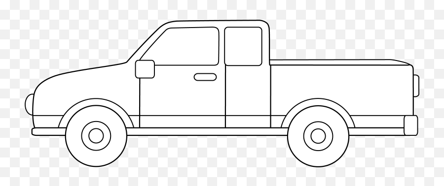 Library Of Pick Up House Picture Royalty Free Download Png - Pickup Truck Line Art Emoji,Pickup Truck Emoji