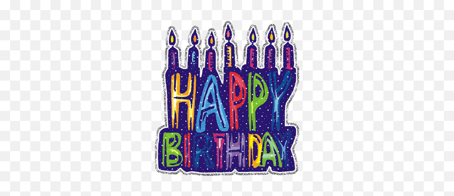 Happy Birthday Glitter Gif Picgifscom - Happy Birthday Graphics Emoji,Birthday Emoticons For Facebook