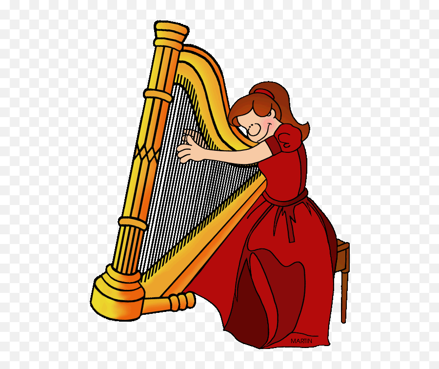 Free Harpist Cliparts Download Free Clip Art Free Clip Art - Playing The Harp Clip Art Emoji,Harp Emoji