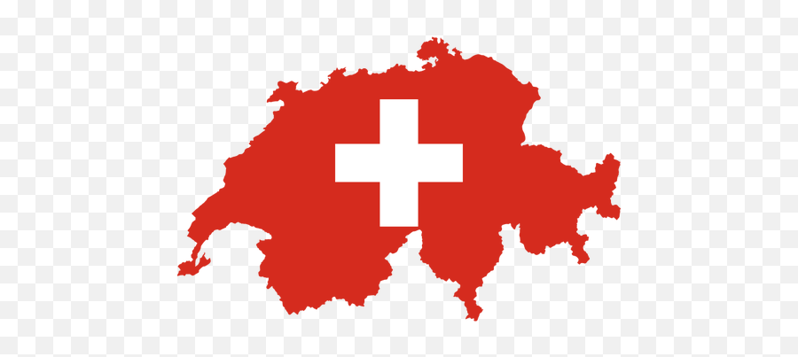 Switzerland Map And Flag - Switzerland Flag Map Emoji,Kenyan Flag Emoji