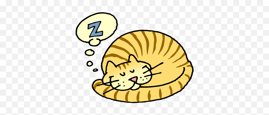 Free Sleepy Cliparts Download Free Clip Art Free Clip Art - Cat Sleeping Cartoon Png Emoji,Sleeping Cat Emoji