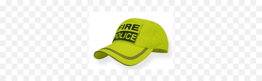 Fire - Police Hat Hivis Neon Yellow With Reflective Silver Baseball Cap Emoji,Viking Helmet Emoji