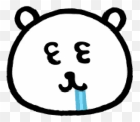 W Bear Emoji Whatsapp Stickers - Teddy Fresh Logo White,Bear Face Emoticon