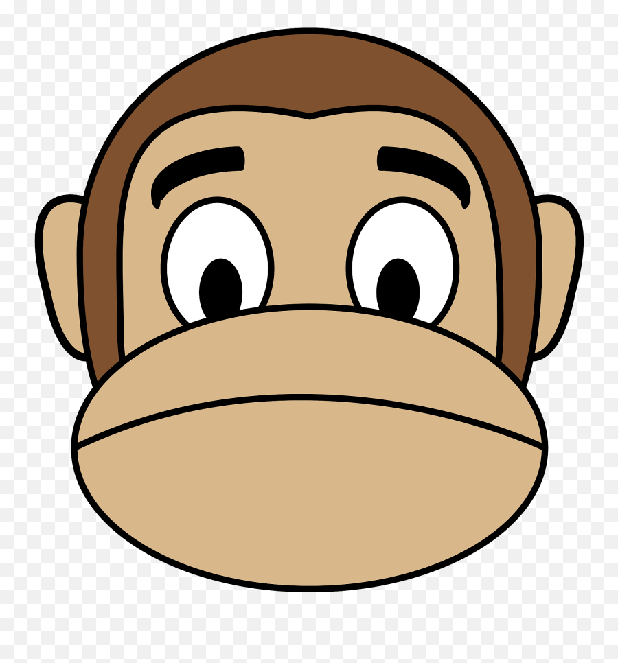 Sorry Monkey Face Clipart Free Download Transparent Png - Monkey Sad Face Cartoon Emoji,Funky Emoji