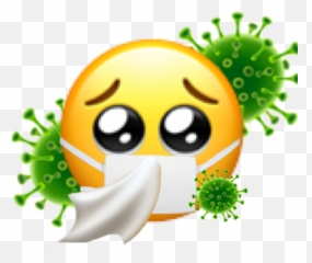 sick coronavirus tiktok Sticker by cu20e3hu20e3eu20e3ru20e3uu20e3bu20e3 - Microbe Emoji