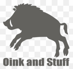 Shop - Wild Boar Silhouette Png Emoji