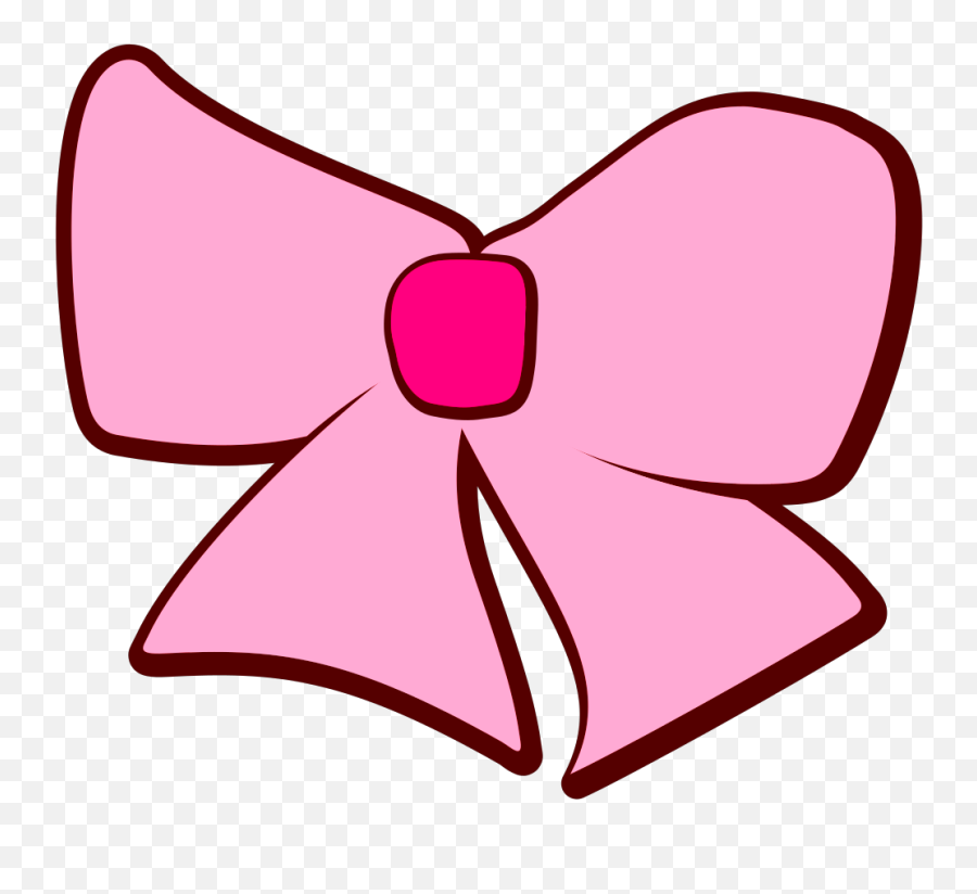 Pink Brown Bow Png Svg Clip Art For Web - Download Clip Art Orange Bow Clip Art Emoji,Pink Bow Emoji