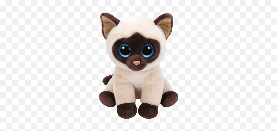 Jaden The Siamese Cat 15cm Ty Beanie Soft Toy Dob February 13 - Beanie Boos Siamese Cat Emoji,Emoji Stuffed Toys