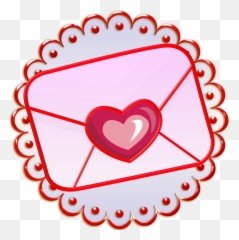 Heart Coeur Amour Images Clip Art - Love Letter Girly Emoji