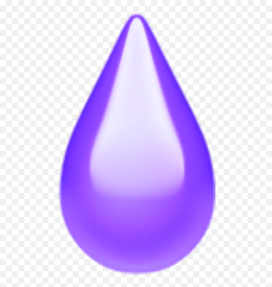 Purple Water Emoji Aesthetic Tumblr - Transparent Purple Water Drop,Water Drop Emoji