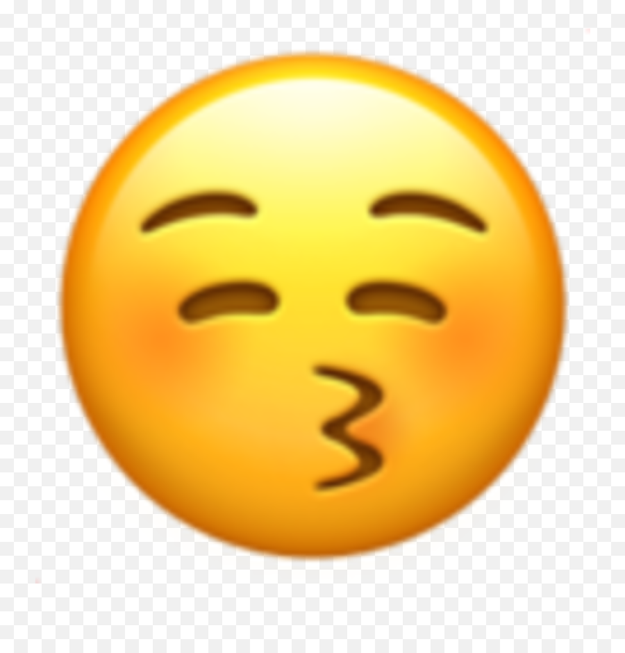 Lémoji Bisou - Emoji Sonrojado,Smiley Face Emoji