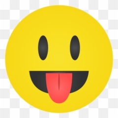 Smiley Jaune Emoji Tire Langue Tongue Image Animated Gif - Emoji Smiley Face Svg,Tire Emoji
