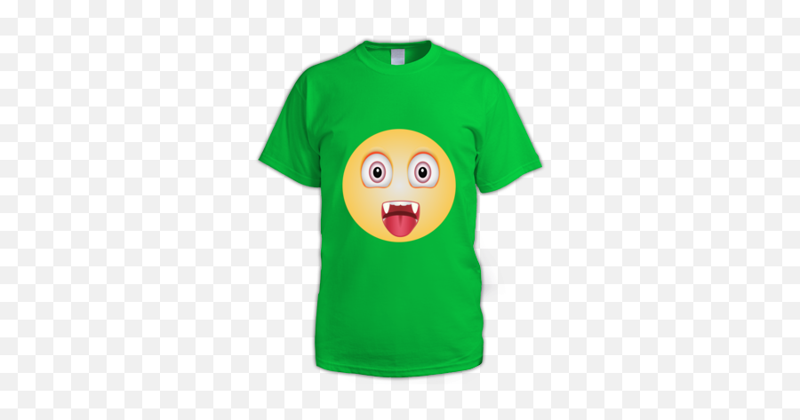 Vampire Emoji At - Green,Irish Emoticon