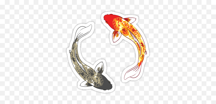 Koi Fish - Koi Fish Sticker Aesthetic Emoji,Koi Fish Emoji