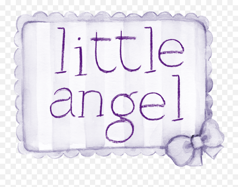 Little Angel Baby Lavender Kids - Yorkshire Terrier Emoji,Rainbow Emoji