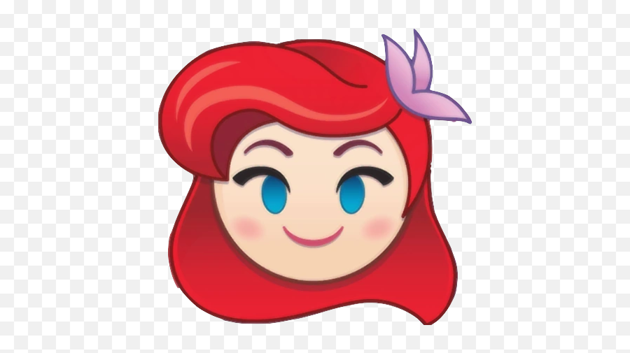 Ariel - Disney Emoji Blitz Ariel,Disgusted Emoji.
